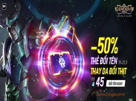 Cách đổi tên Liên Quân Mobile