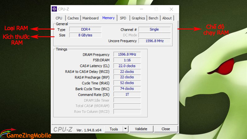 Cài đặt và sử dụng CPU Z kiếm tra thông tin phần cứng 04