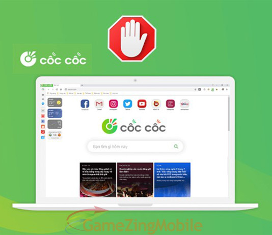 Chặn quảng cáo trên Cốc Cốc