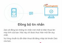 Đồng bộ tin nhắn Zalo