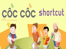 Phím tắt trên Cốc Cốc