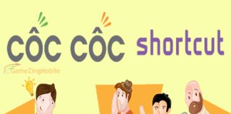 Phím tắt trên Cốc Cốc