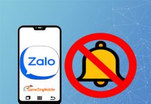 Tắt thông báo Zalo