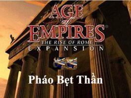 Nâng cấp pháo bẹt thần AOE