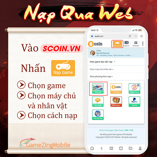 Nạp thẻ Giang Hồ Hiệp Ảnh 01