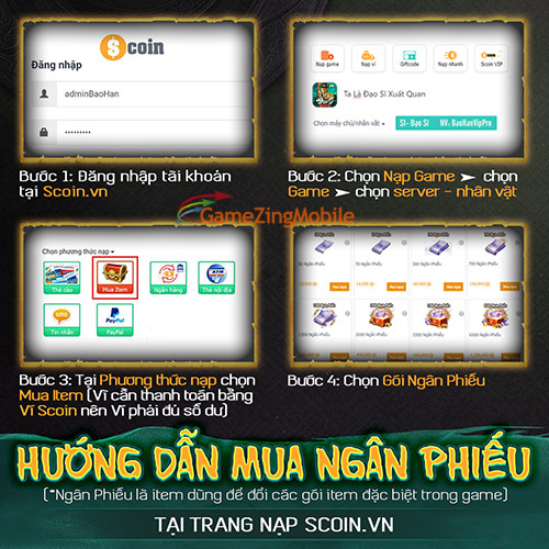 Nạp thẻ Ta Là Đạo Sĩ Xuất Quan 02