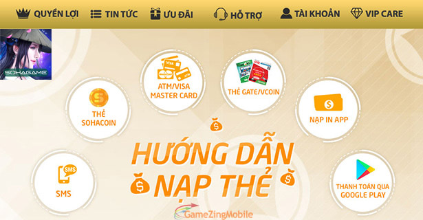 Nạp thẻ Tàng Kiếm Mobile 03