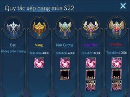 Bậc Rank trong Loạn Chiến Mobile