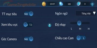 Cài đặt cấu hình Loạn Chiến Mobile