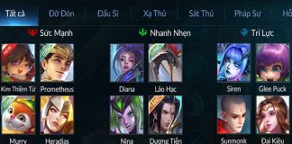 Hệ thống tướng Loạn Chiến Mobile