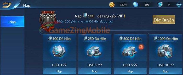 Hướng dẫn nạp thẻ Loạn Chiến Mobile 05