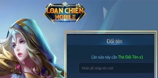 Cách đổi tên trong Loạn Chiến Mobile