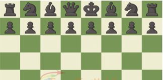 Cách xếp bàn cờ vua