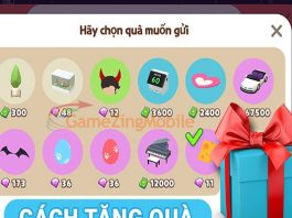 Cách tặng quà trong Play Together