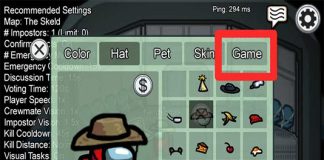 Cài đặt thông số Among Us