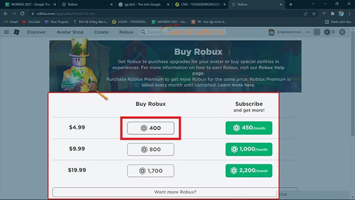 Nạp thẻ Roblox 2