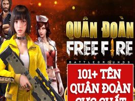 Tên Quân Đoàn Free Fire