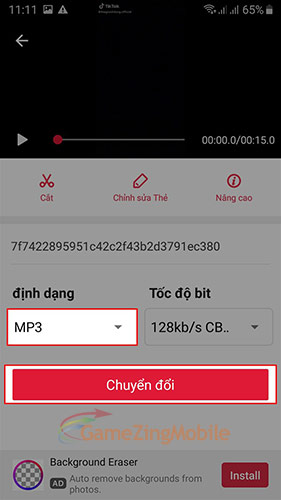 Chuyển nhạc TikTok sang MP3 15