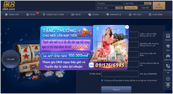 Nhà cái DK8 Bet có lừa đảo không 2