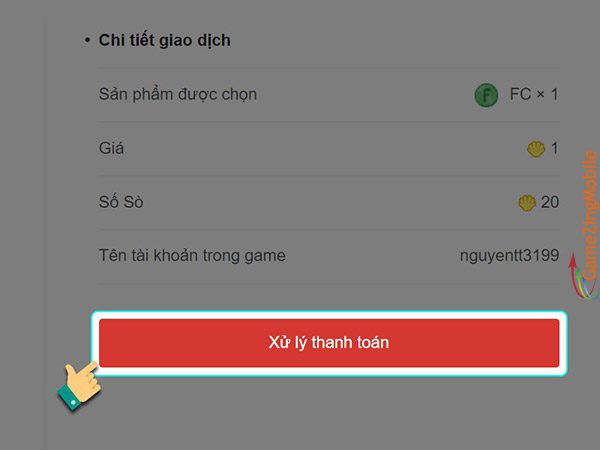 Nạp thẻ Garena Cái Thế Tranh Hùng 15