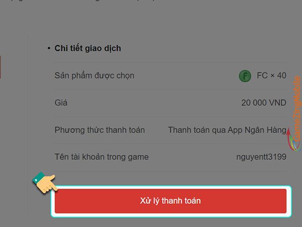 Nạp thẻ Garena Cái Thế Tranh Hùng 27