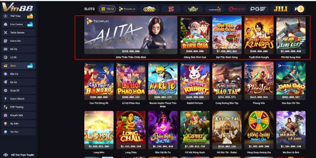 Sảnh Game Slots Vin88 2