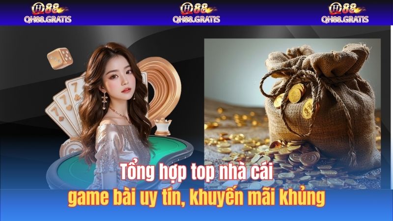 Tổng hợp top nhà cái game bài uy tín, khuyến mãi khủng